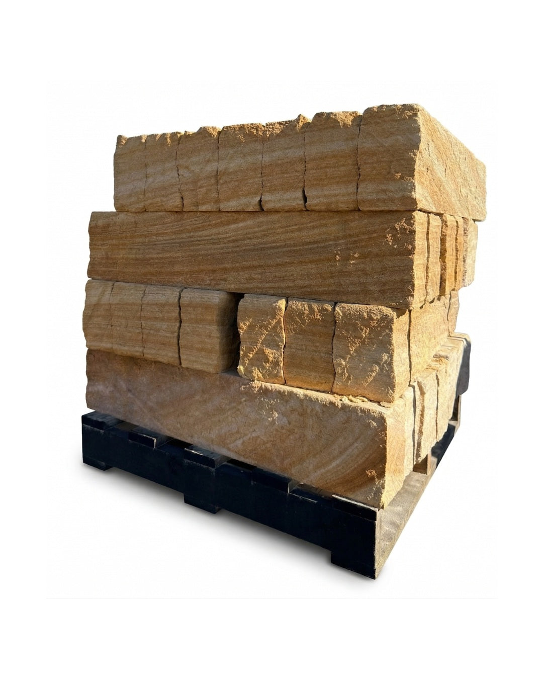 Split Face Brown Sandstone Blocks 900x300x125mm