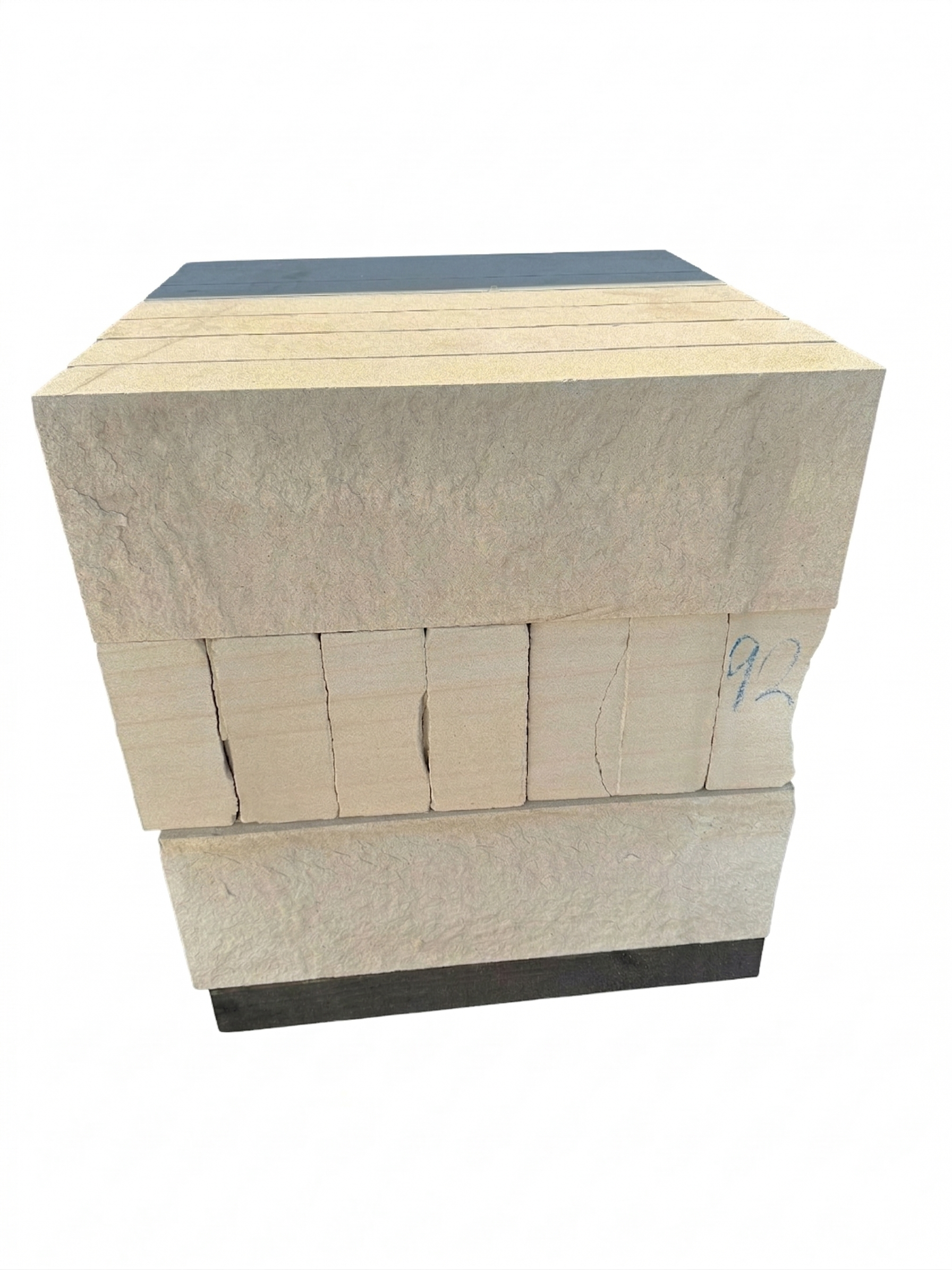 Split Face White Sandstone Blocks 900x300x125mm
