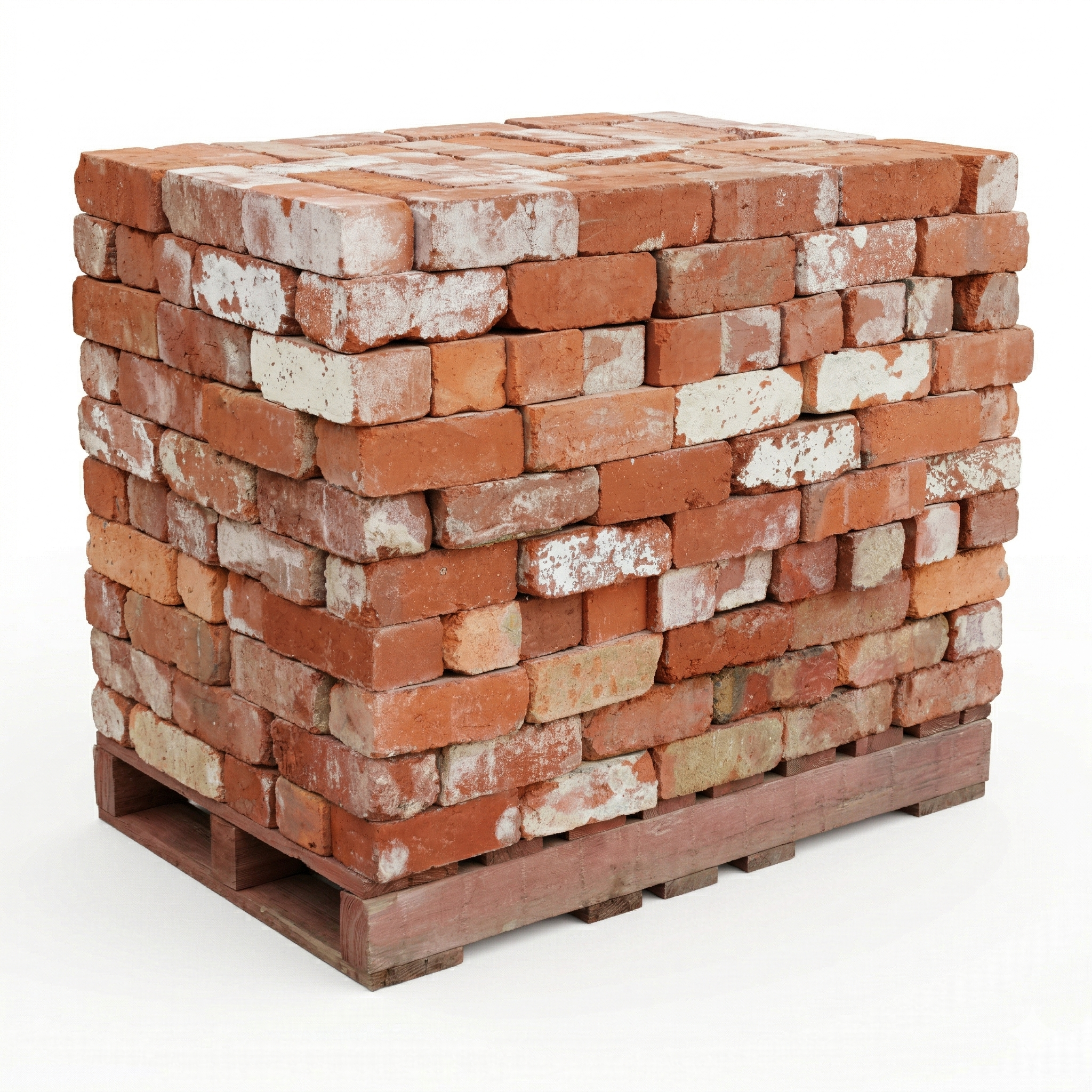 Solid Red Victorian era Recycled Bricks - B GRADE